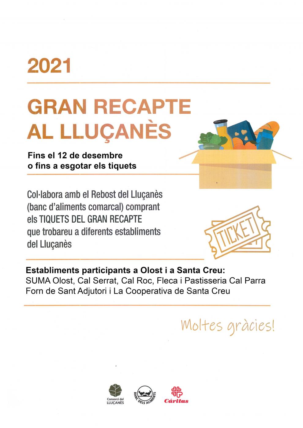 Gran Recapte d'Aliments al Lluçanès